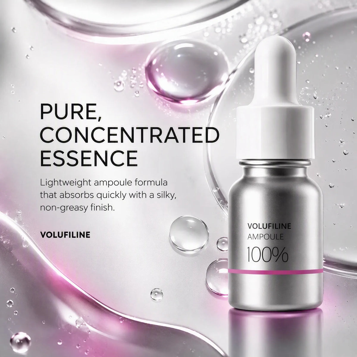 Ampoule Facial Serum – Deep Hydrating & Smoothing Essence 10mL Facial Serum Nixie