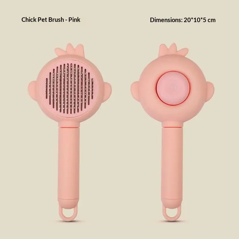 Self-Cleaning Pet Grooming Brush for Dogs & Cats Pet Grooming Brush Nixie A9