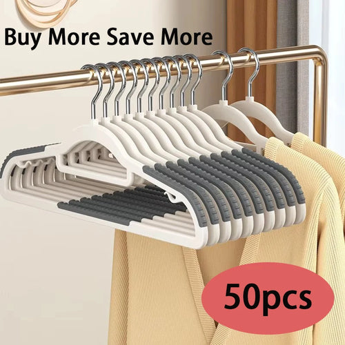 10 PCS Anti-Slip Slim Clothes Hangers | Space-Saving Closet Clothes Hangers Nixie