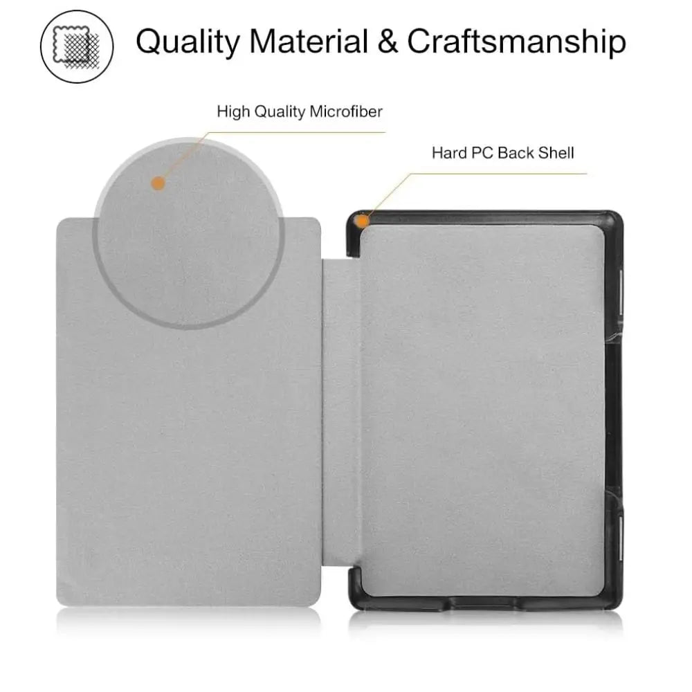 PU Leather Magnetic Folio Case for Kindle 4th/5th Gen D01100 E-Reader Folio Case Nixie