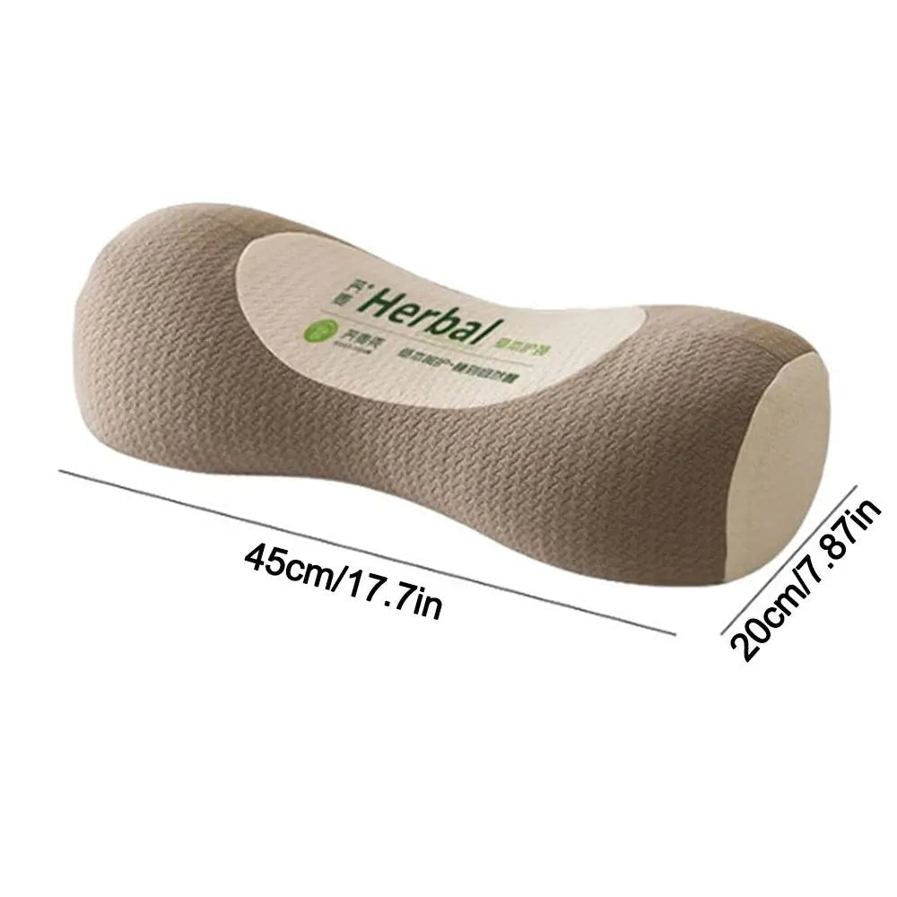 Cylindrical Buckwheat Cervical Pillow – Ergonomic Neck Support Cervical Bolster Pillow Nixie