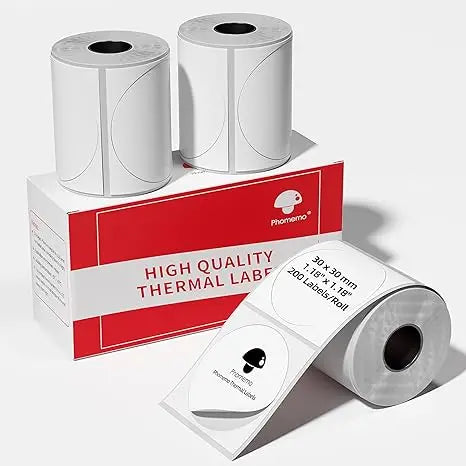 Phomemo M200 Color Labels 40x30mm – 3 Rolls, 690 Labels