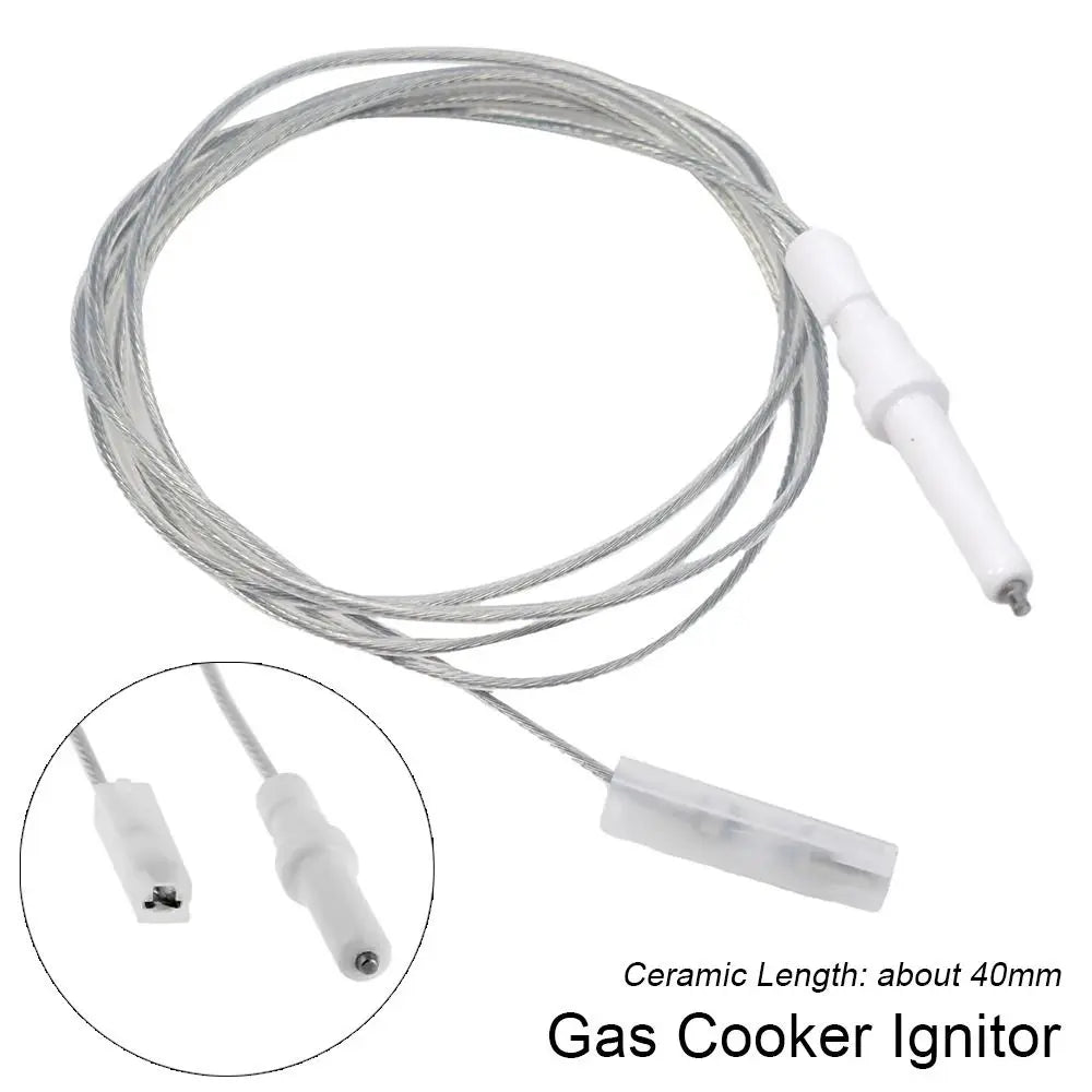 40mm Gas Cooker Ceramic Electrode Ignitor Spark Plug Wire Stove Ignitor Part Nixie
