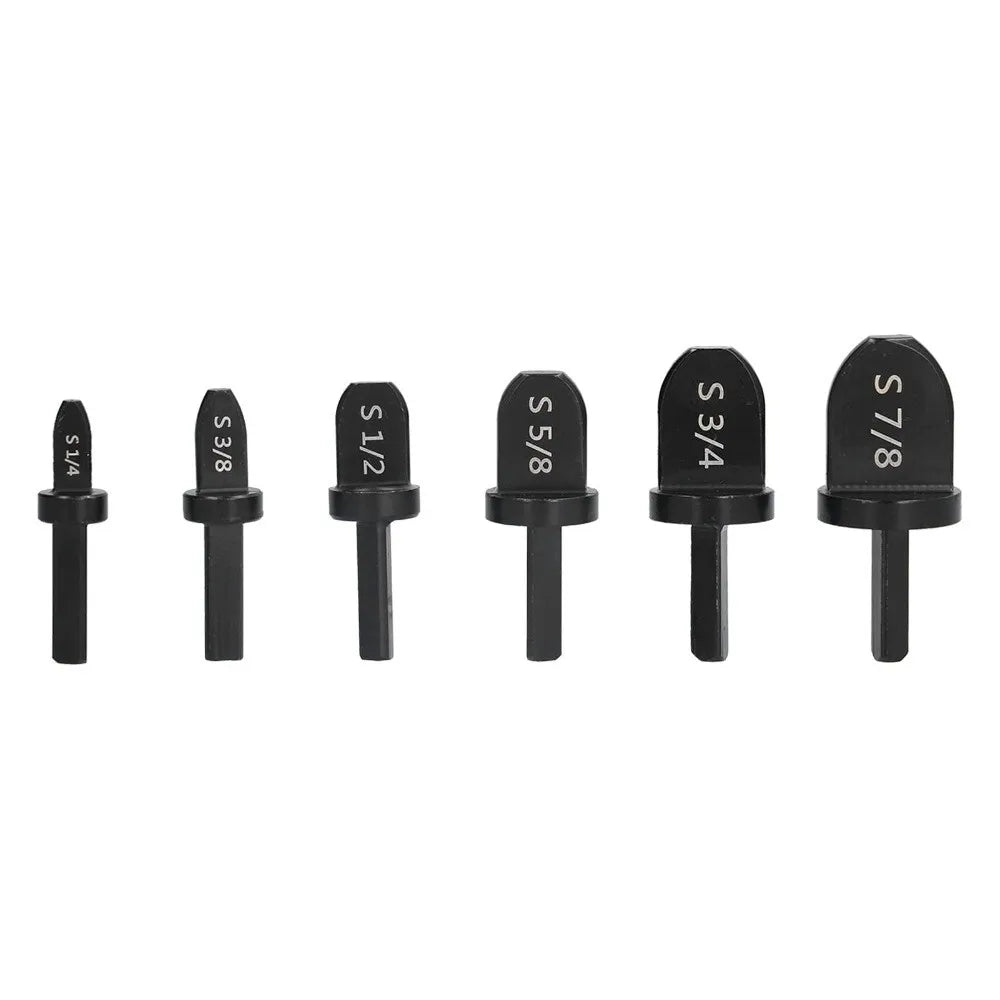 6-Piece Bearing Steel Pipe Swaging Tool Set – 1/4" to 7/8" Pipe Swaging Tool Set Nixie