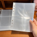 A5 Polka Dot PU Leather Loose Leaf Binder Notebook & Photocard Binder Notebook Nixie only 10pcs sleeves