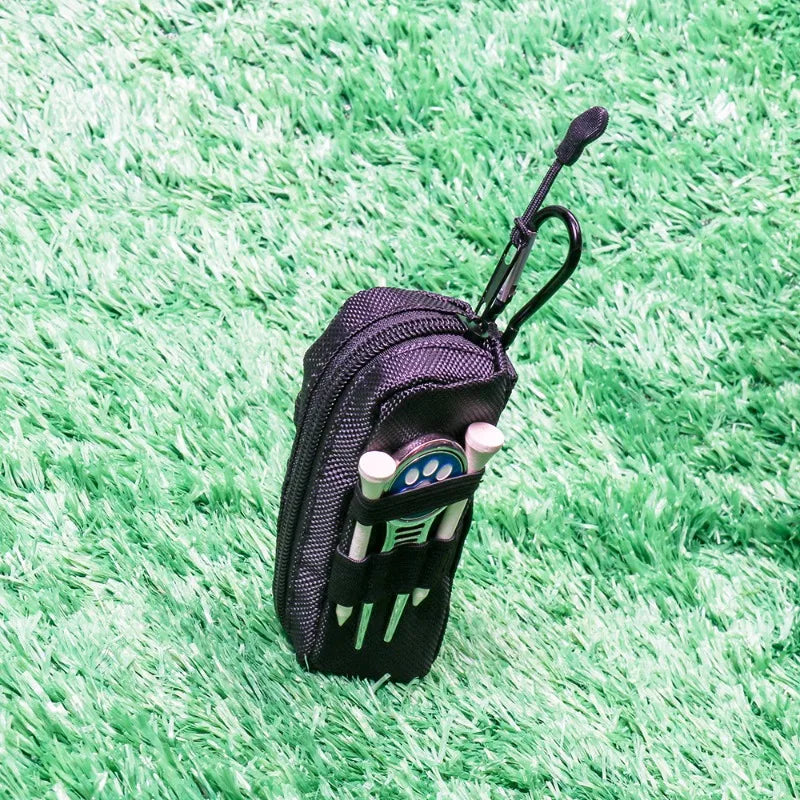 Portable Golf Ball Waist Bag – 3-Ball Clip-On Pouch Golf Ball Bag Nixie