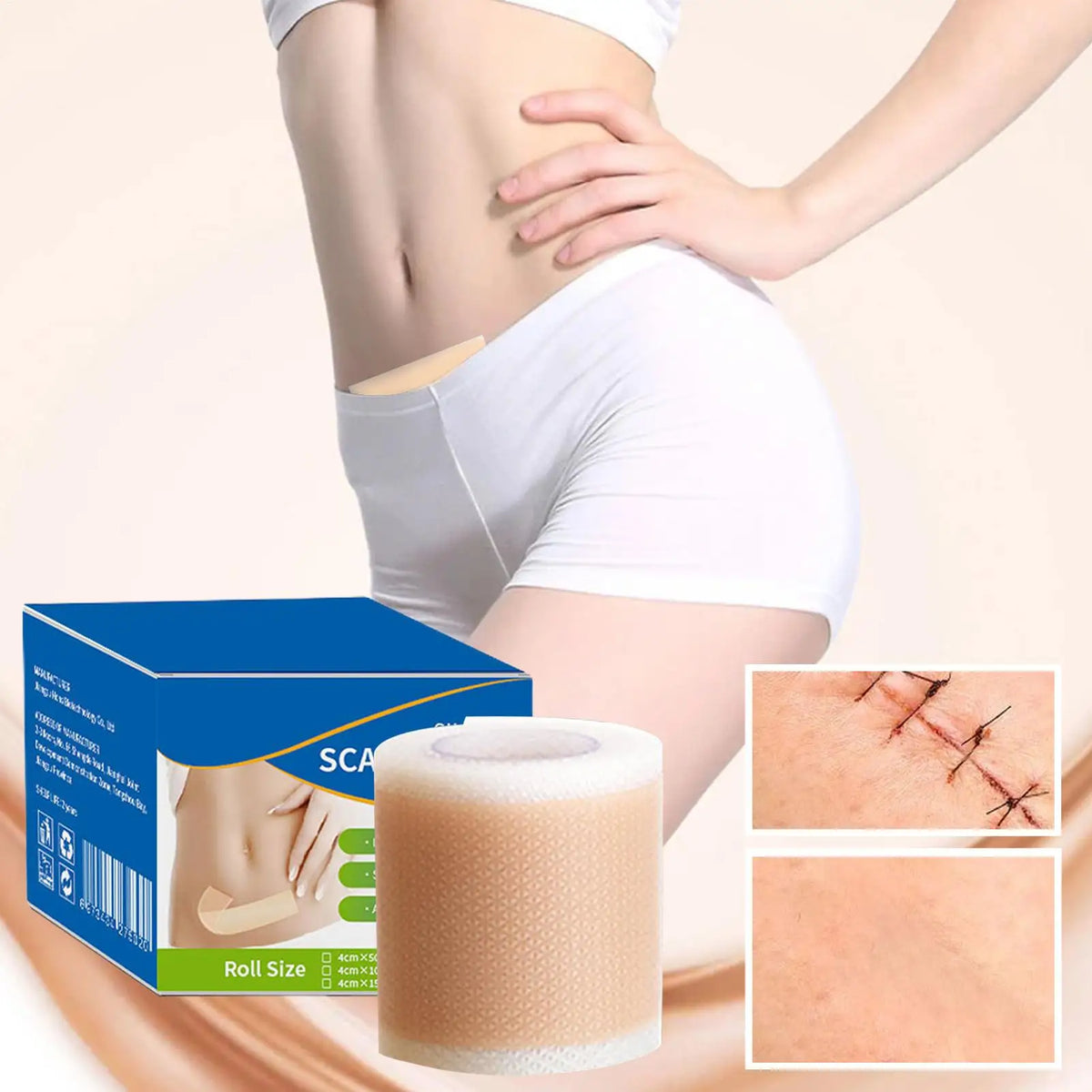 Waterproof Silicone Scar Sheets – Medical Grade Hypoallergenic Tape