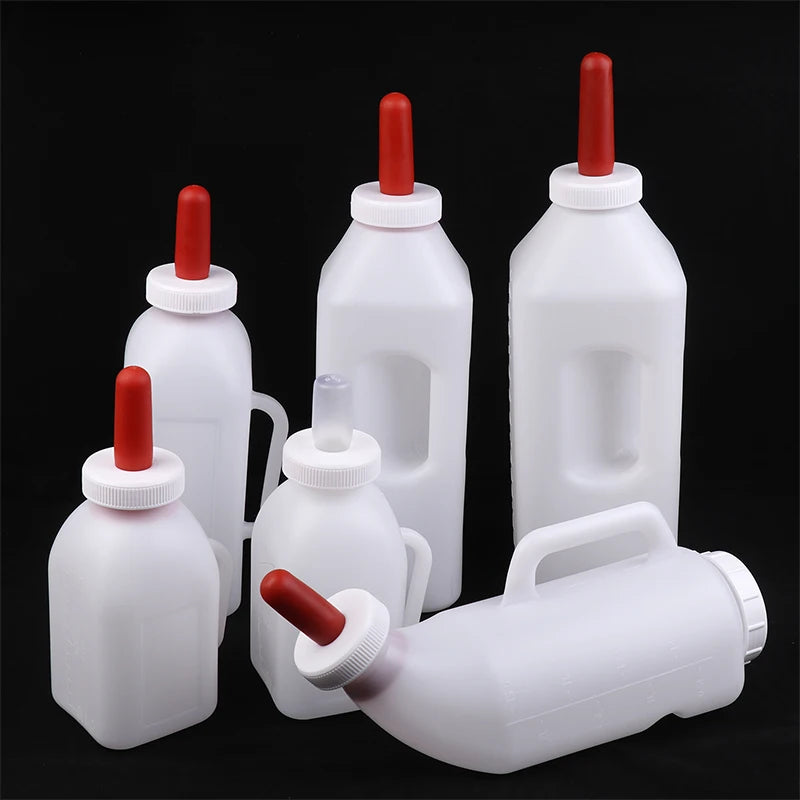 Calf Milk Feeder Bottle with Rubber Nipple 1–5L | Livestock Livestock Feeder Bottle Nixie