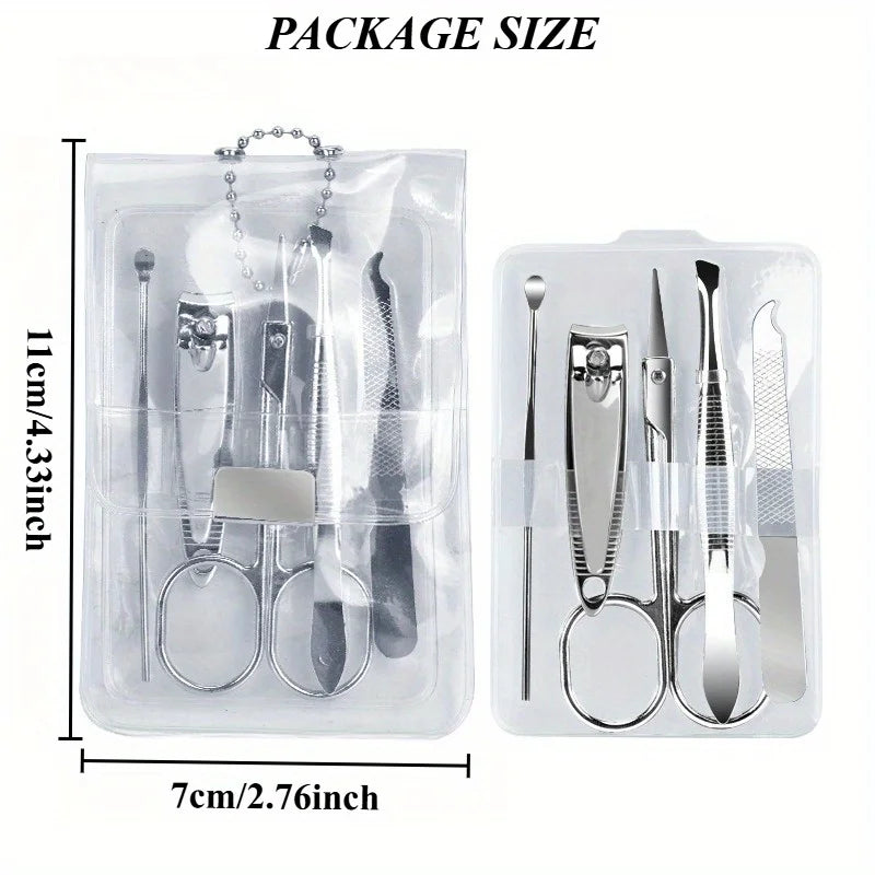 5-Piece Stainless Steel Nail Care Kit – Scissors, File & More Nail Care Kit Nixie