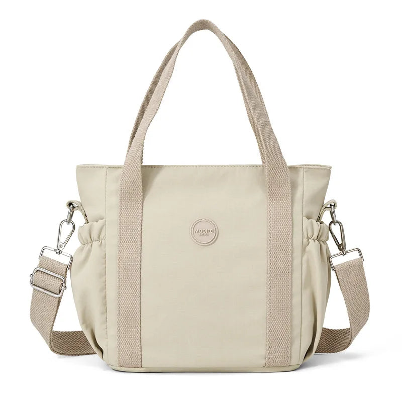 Nixie Large Nylon Tote Bag – Women's Lightweight Crossbody Shoulder Nylon Tote Bag Nixie