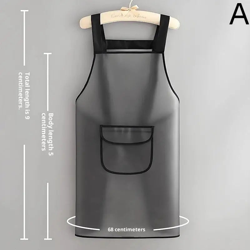 Waterproof TPU Kitchen Apron – Oil-Resistant Unisex Apron Kitchen Apron Nixie A