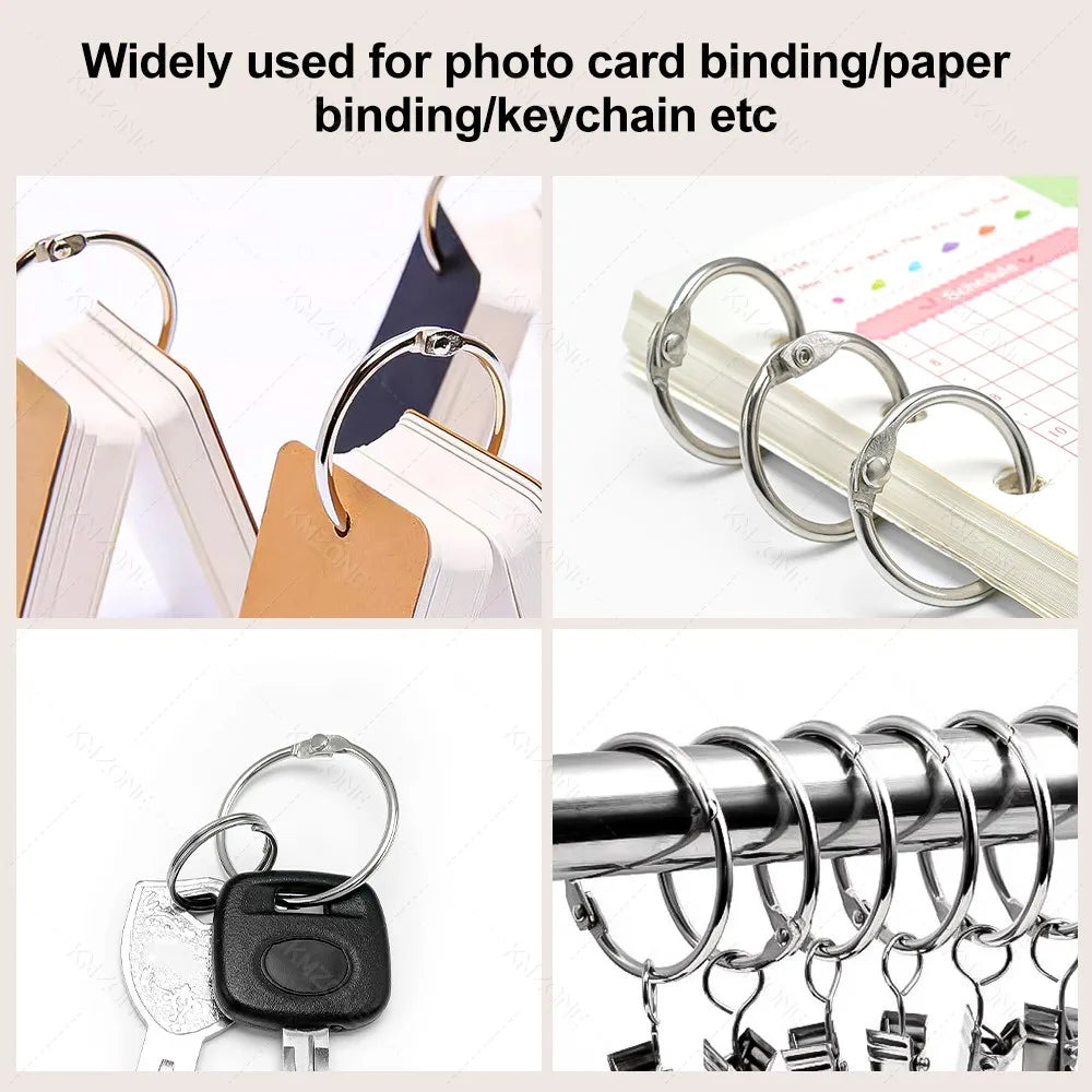 20mm Metal Binder Rings for Albums, Notebooks & Scrapbooks Metal Binder Rings Nixie
