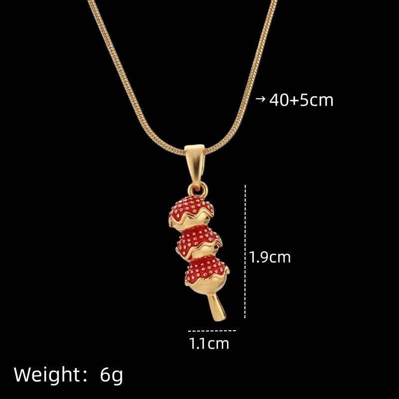 Women's Gold-Plated Copper Pendant Necklace – Steel Chain Pendant Necklace Nixie XL2163-08