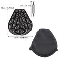 KEMIMOTO 3D Air Inflatable Motorcycle Seat Cushion for Touring Motorcycle Seat Cushion Nixie 35X40cm
