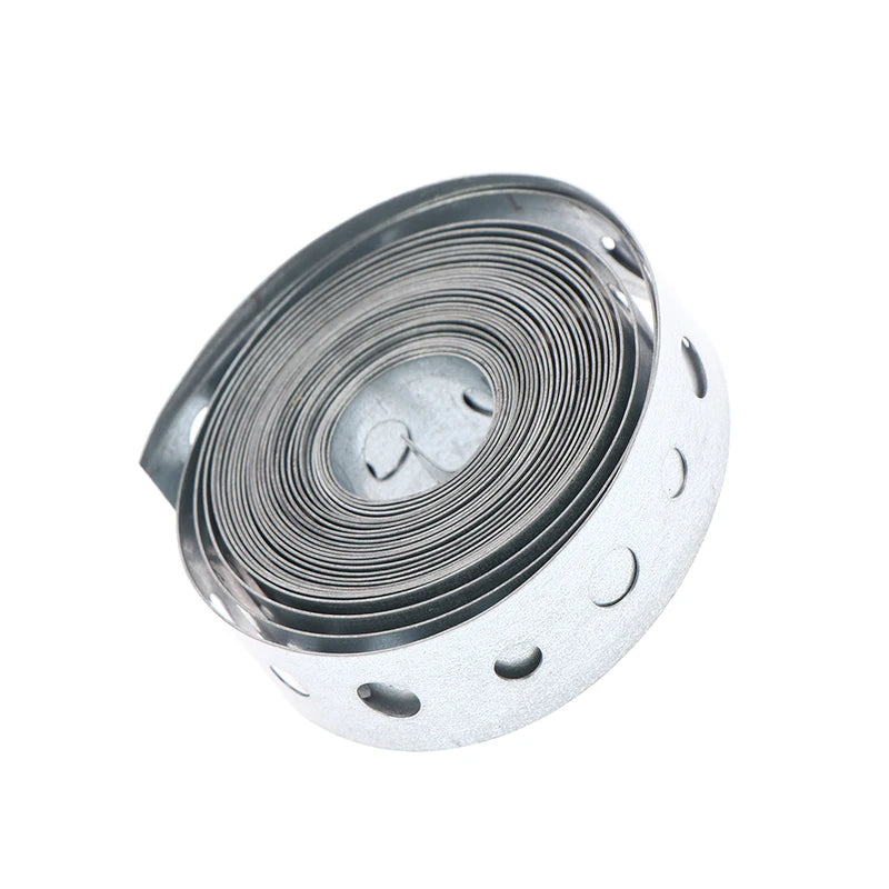 Galvanized Steel Pre-Punched Hanger Strap Tape 3M x 18mm Metal Hanger Strap Nixie
