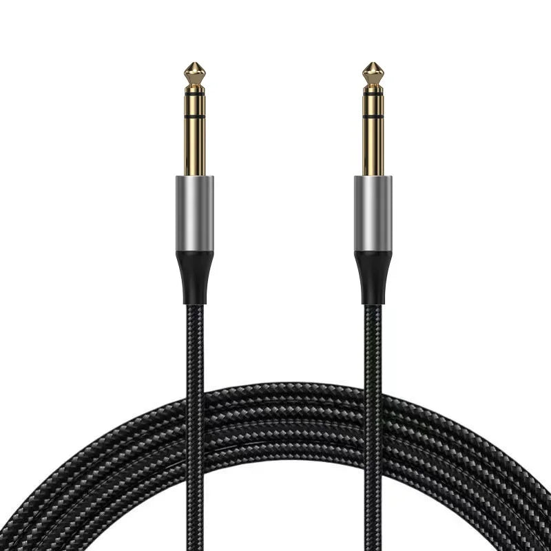 6.35mm Stereo Guitar Bass Instrument Audio Cable – OFC Mic Instrument Audio Cable Nixie