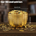 Miniature Gold Ingot Decor – Chinese Style Wealth Ornament Gift Decorative Ornament Nixie L-188 gold bars