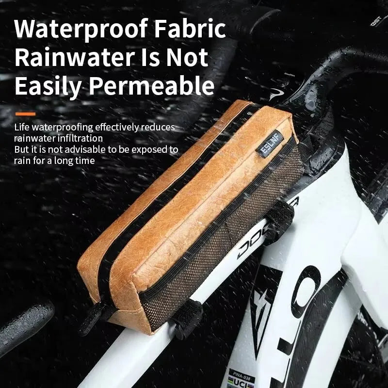 ESLNF Bike Top Tube Bag – Rainproof 3D Cycling Frame Pouch Bike Frame Bag Nixie