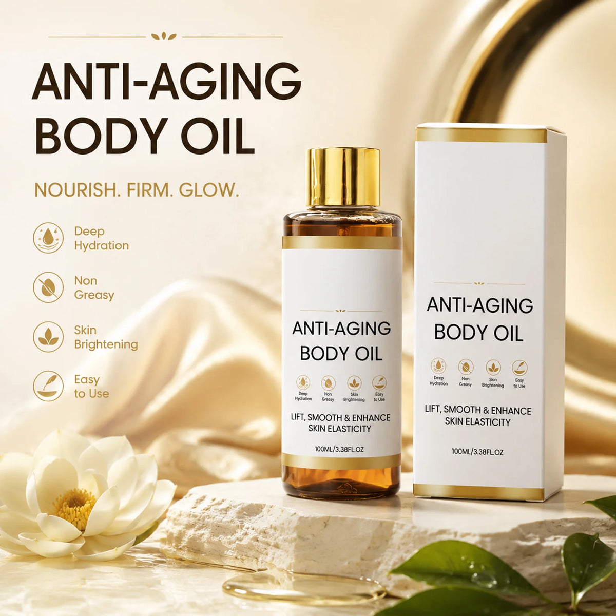 Nixie Firming Body Oil – Hydrating Skin Care 100ml Body Oil Nixie