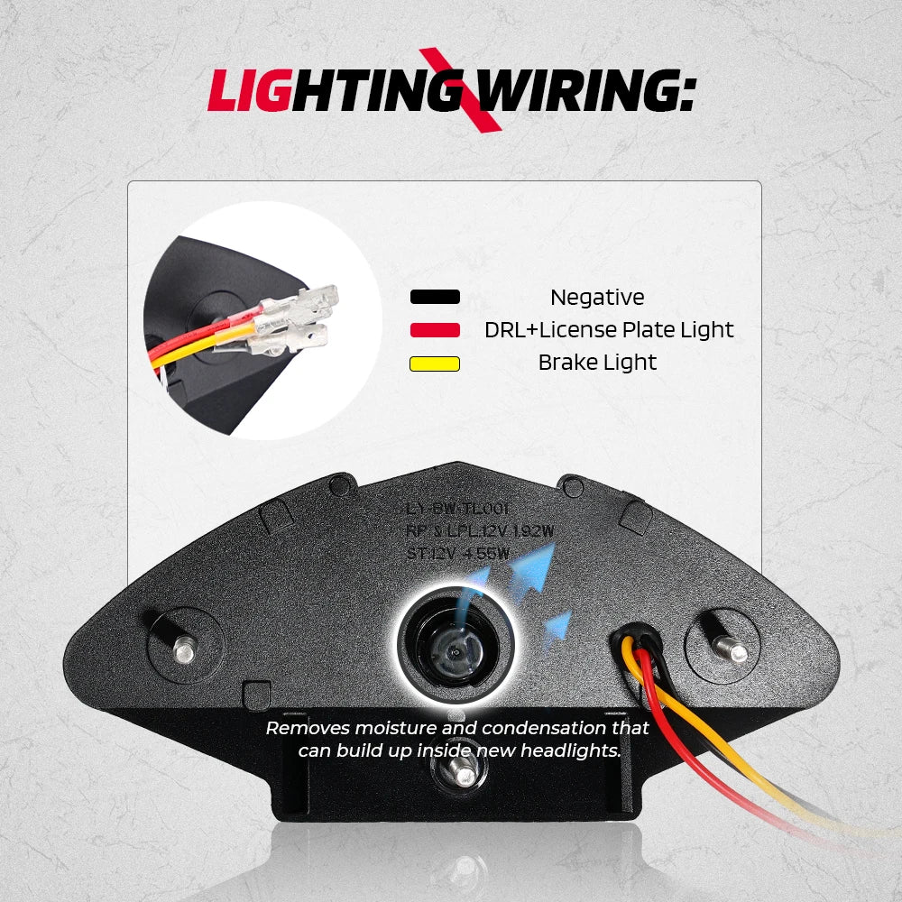E24 LED Tail Light for BMW R1200GS F800GT F650GS Motorcycle Motorcycle Tail Light Nixie