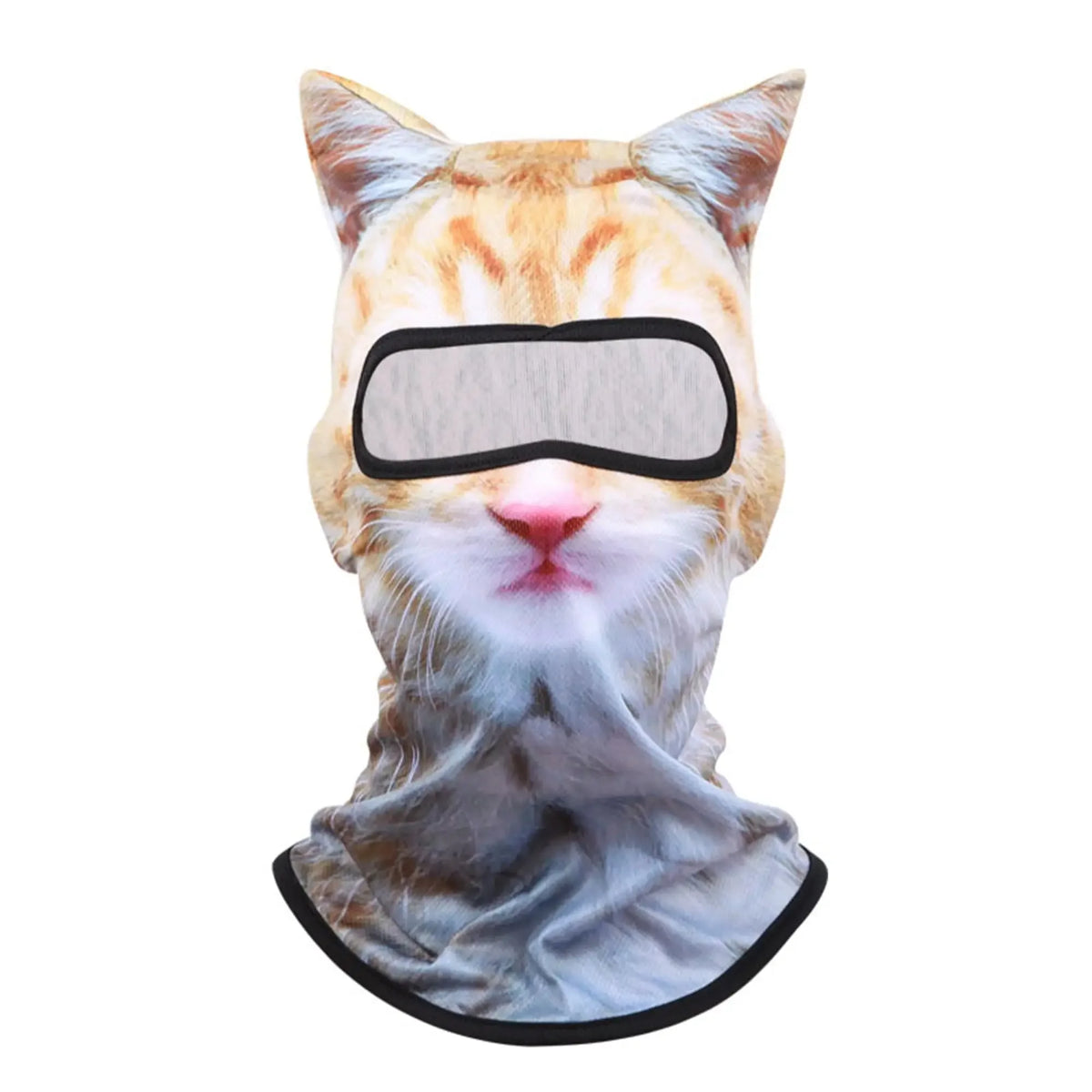 3D Cat Animal Face Balaclava – Ski Full Face Hood Unisex Animal Face Balaclava Nixie