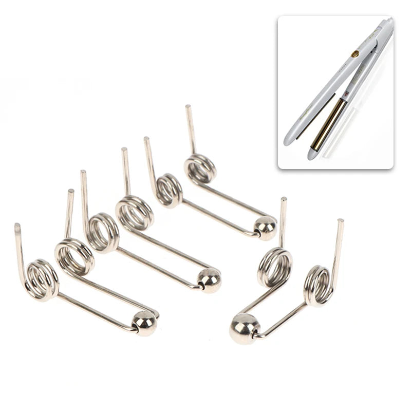 2Pcs Curling Iron Replacement Torsion Spring 1.2mm – 24–30mm Hair Tool Replacement Parts Nixie 30mm