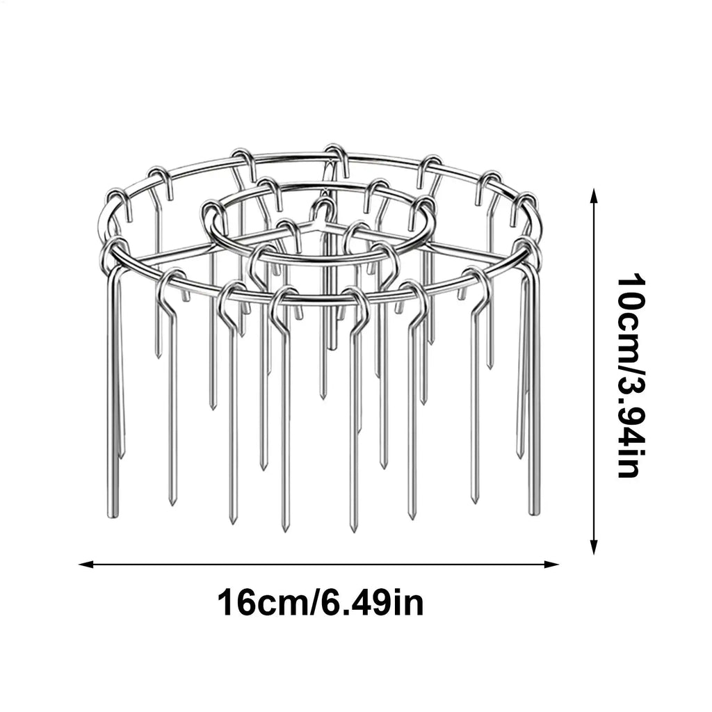 Air Fryer Skewer Grill Rack – Vertical BBQ Stainless Steel Air Fryer Skewer Rack Nixie