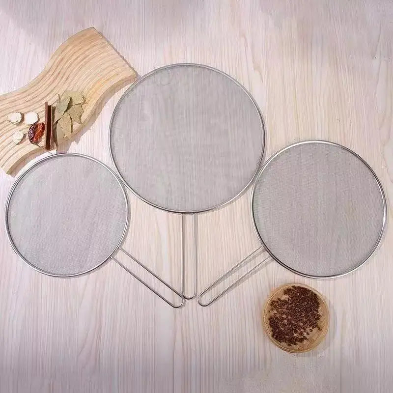 Stainless Steel Splatter Guard 13" Grease Shield for Frying Pan Splatter Guard Screen Nixie
