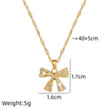 Butterfly Pendant Choker Necklace – Gold Stainless Steel Pendant Choker Necklace Nixie XL2606-451