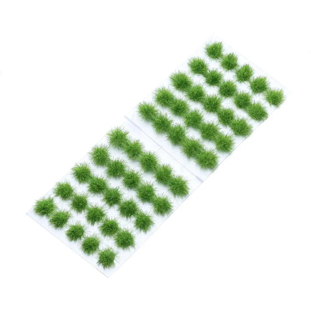 50PCS 5mm Miniature Grass Tufts – Model Railway Scenery & Diorama Miniature Scenery Tufts Nixie