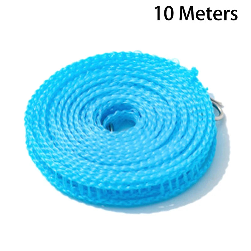 Windproof Fence Clothesline 5M/10M – Indoor & Outdoor Drying