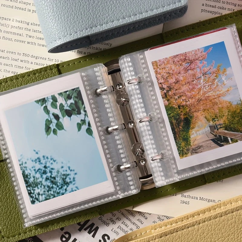 Mini Soft Leather Pocket Photo Album – 50 Pages | Nixie Pocket Photo Album Nixie