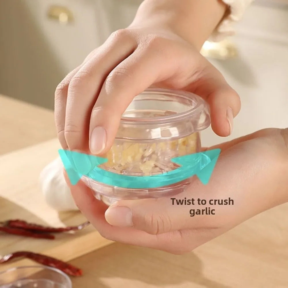 Transparent Garlic Press & Ginger Grater – Manual Kitchen Tool Garlic Press Grater Nixie