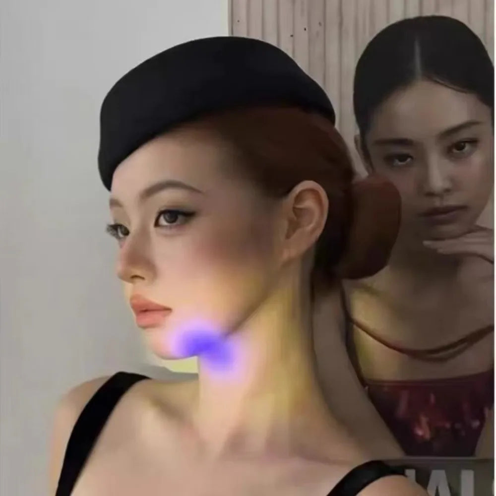 British Retro Felt Beret Stewardess Hat for Women | Top Hat Felt Beret Hat Nixie
