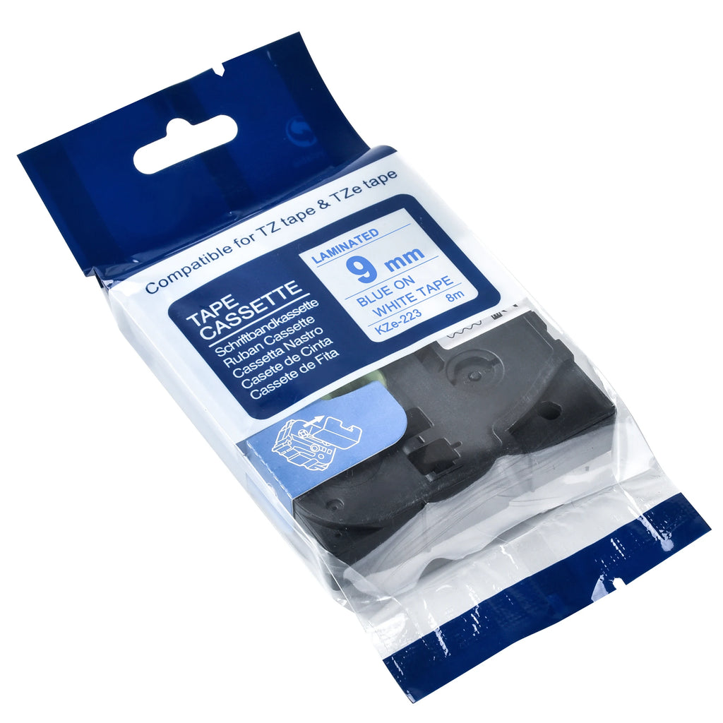 9mm Laminated Label Tape Compatible with Brother TZe-221 Label Printer Tape Nixie
