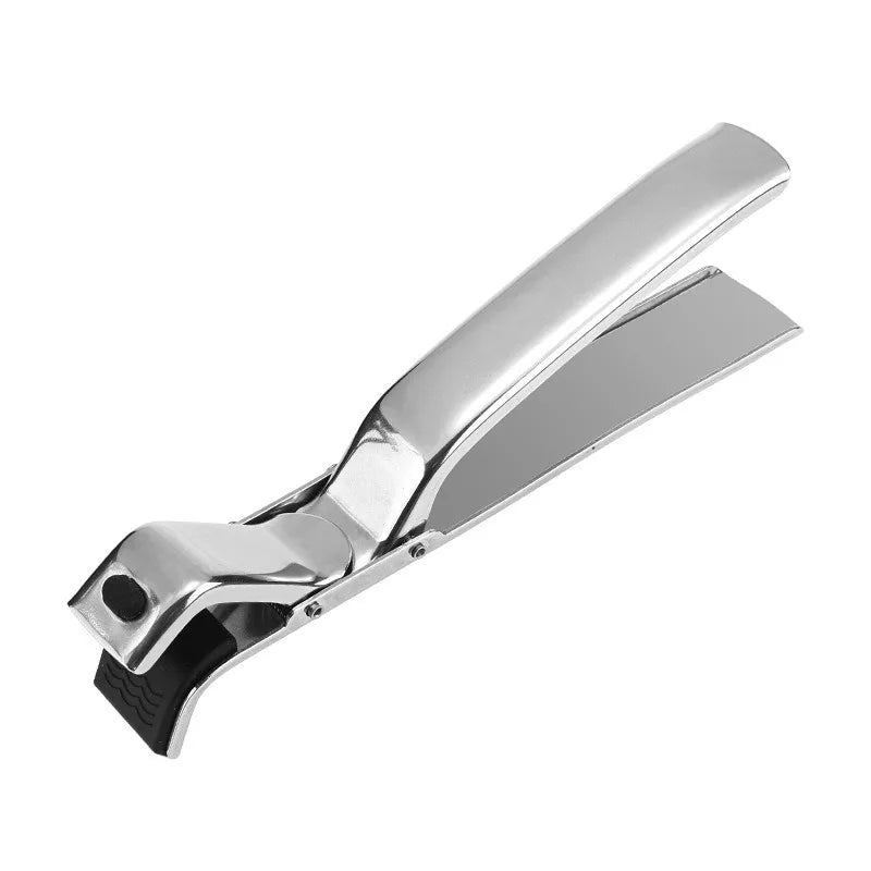 Stainless Steel Hot Plate Clips – Anti-Slip Pan & Bowl Gripper Kitchen Plate Gripper Nixie silver