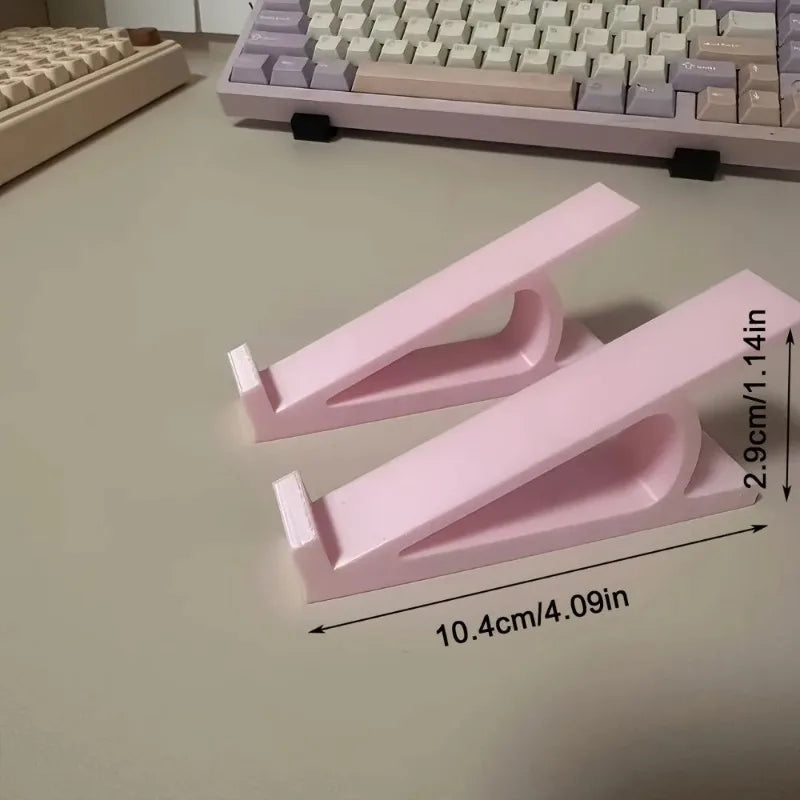 2pcs Ergonomic Keyboard Riser Anti-Slip Stand | Multi-Color