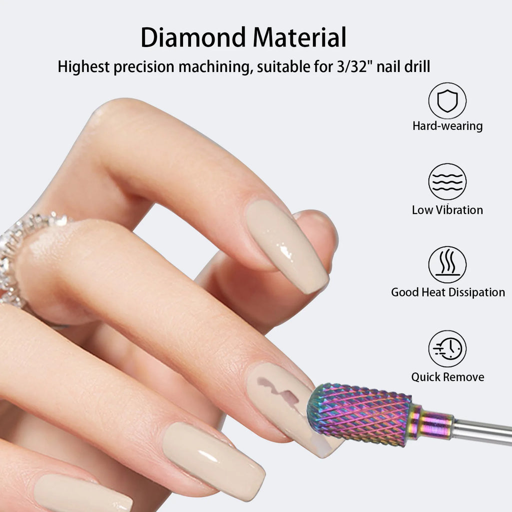 Tungsten Carbide Nail Drill Bit Set – Cuticle & Polishing Nail Drill Bit Set Nixie