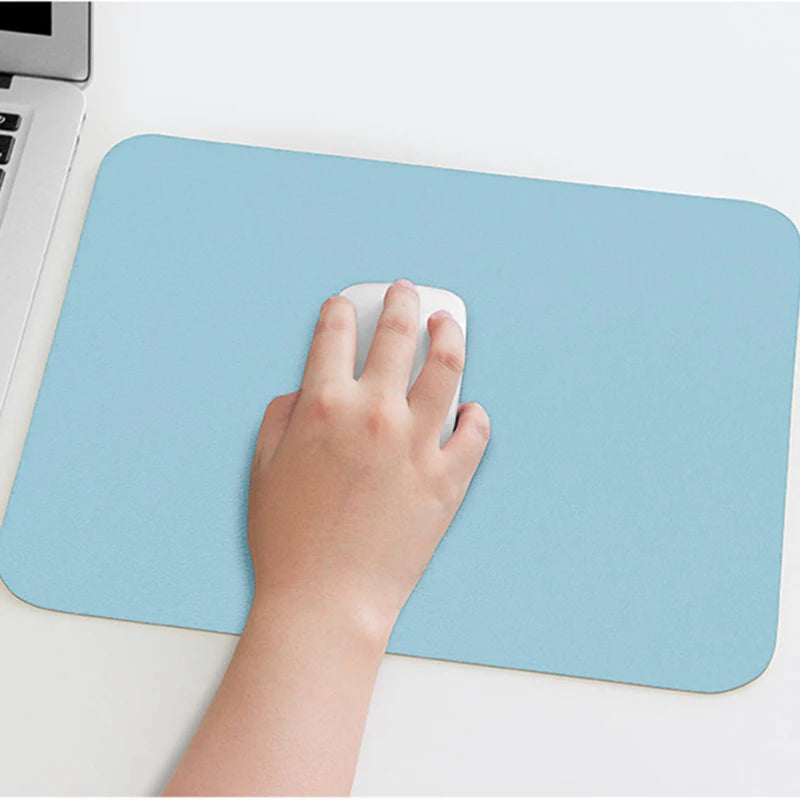 Small PU Gaming Mouse Pad – Non-Slip, Waterproof, Easy Clean Gaming Mouse Pad Nixie Sky Blue