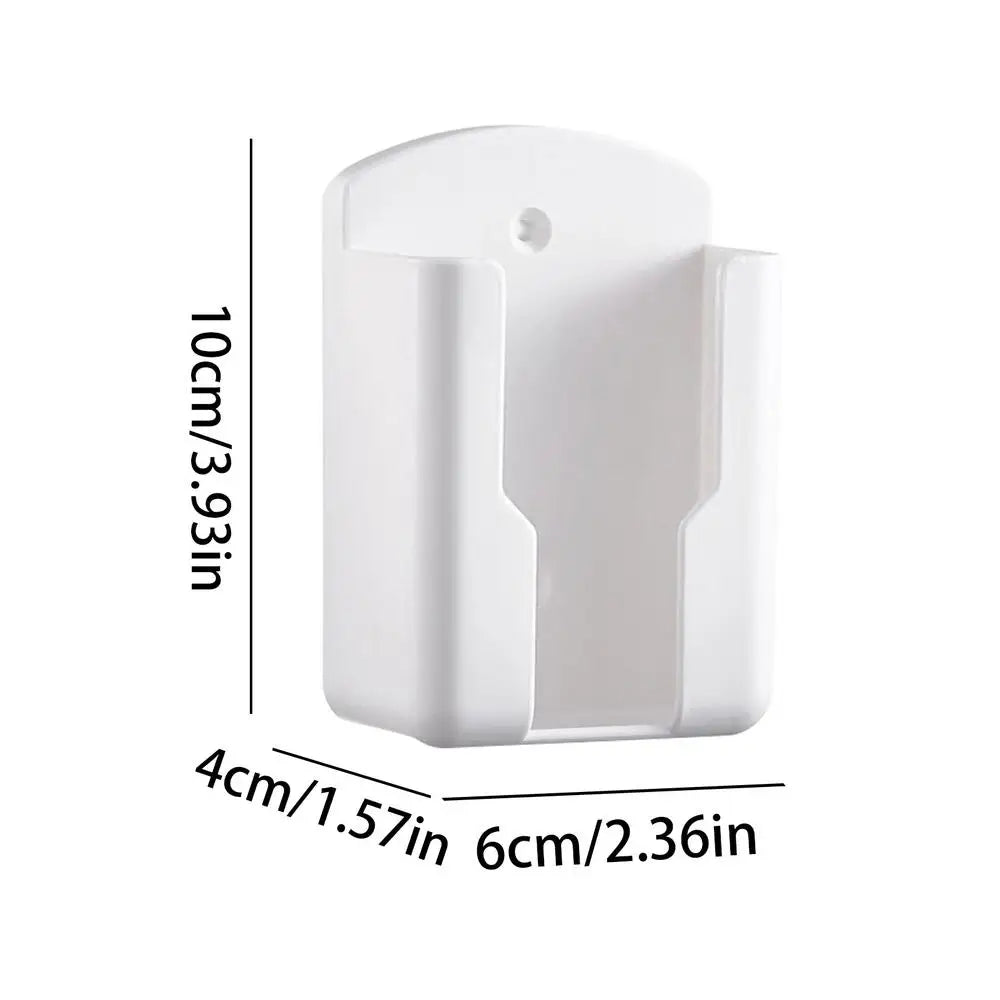 Wall Mount Remote Control Holder – No-Drill Adhesive Storage Box
