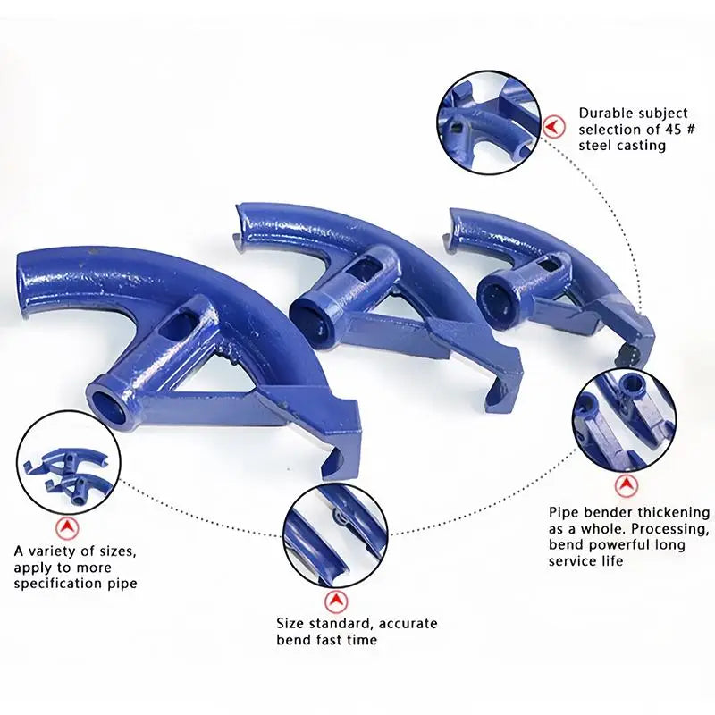 Heavy Duty Cast Iron Manual Pipe Bender – 4 Sizes Manual Pipe Bender Nixie