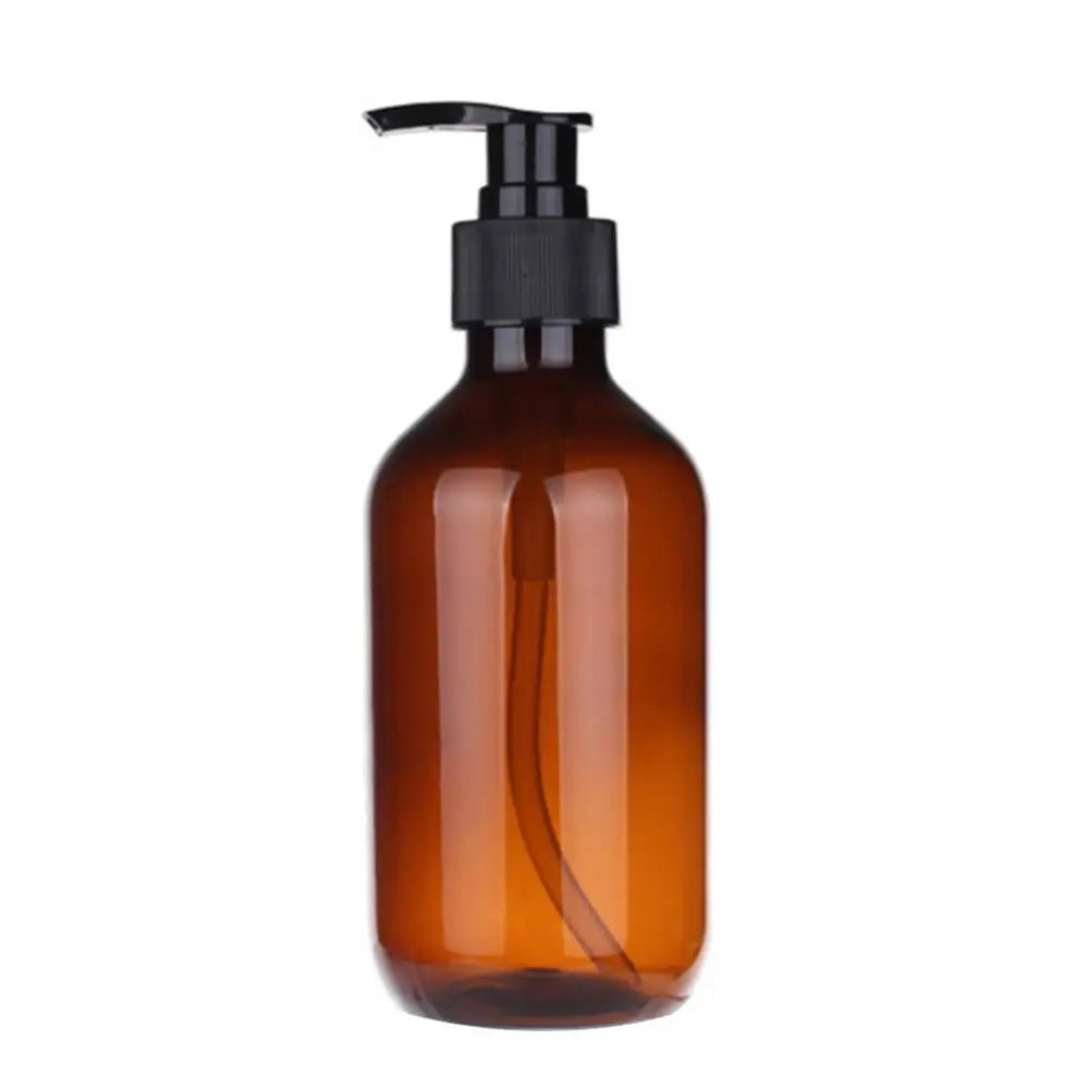 300/500ml Pump Soap Dispenser Bottle – Shampoo & Shower Gel Soap Dispenser Bottle Nixie Brown 300ML