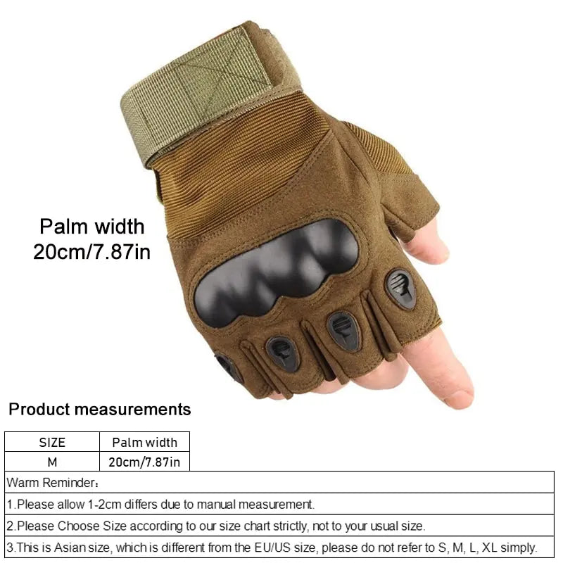 Tactical Fingerless Gloves – Half Finger Sport & Outdoor Tactical Sport Gloves Nixie
