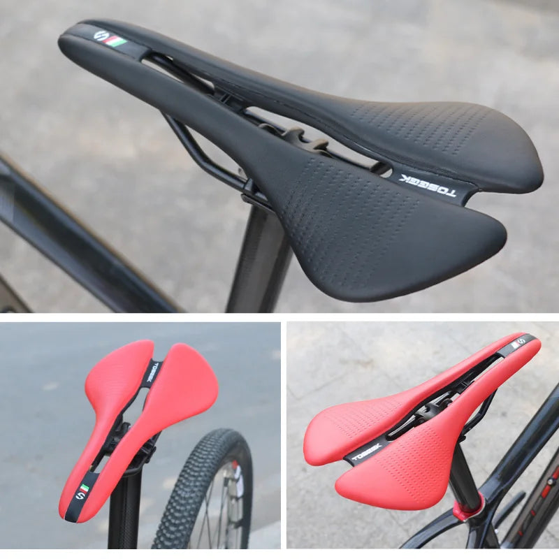 TOSEEK Ultralight Bike Saddle – Hollow Breathable Ergonomic Seat Bike Saddle Nixie
