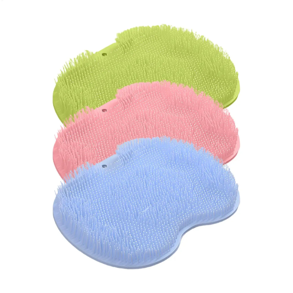 Silicone Shower Foot Scrubber Mat – Exfoliating Massage Brush Foot Scrubber Mat Nixie
