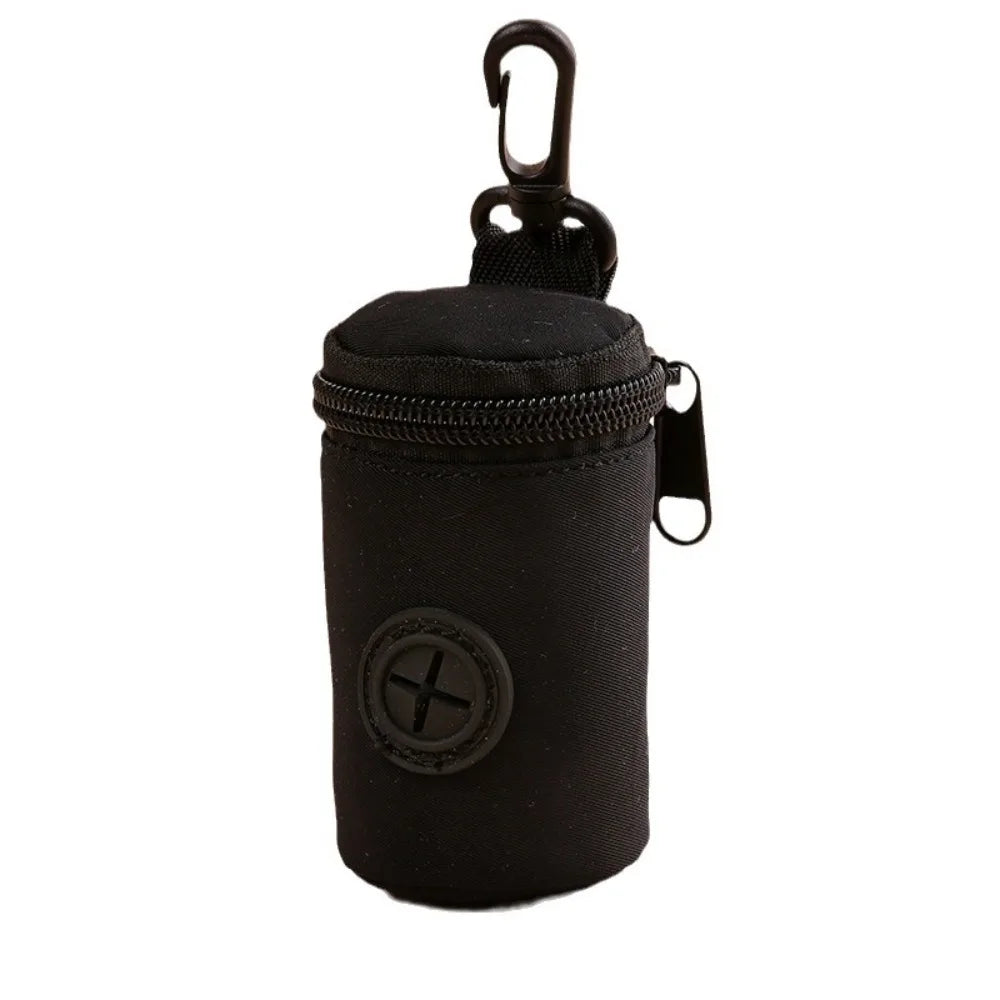 Hangable Dog Poop Bag Dispenser – Portable Zipper Holder Dog Waste Bag Dispenser Nixie