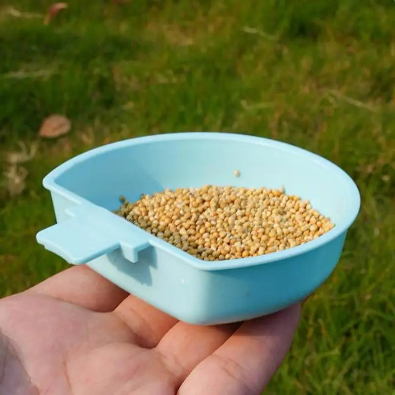 Parrot Bird Feeder Hanging Bowl – Food & Water Dispenser Bird Feeder Bowl Nixie