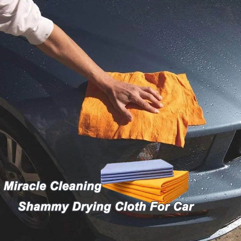 8-Pack Super Absorbent Chamois Towels – Car & Home Cleaning Chamois Cleaning Towels Nixie