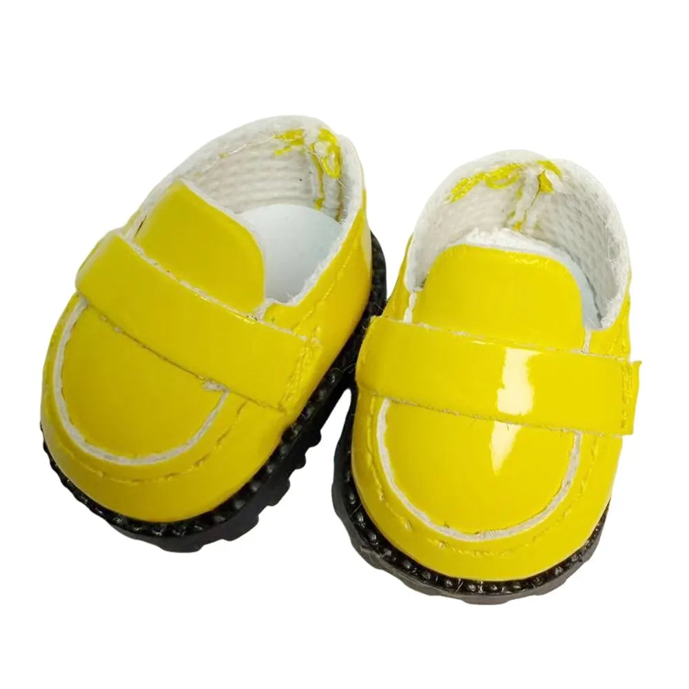 Miniature Doll Boots 3.5cm | 1/6 Scale BJD Doll Shoes Doll Accessories Nixie Yellow
