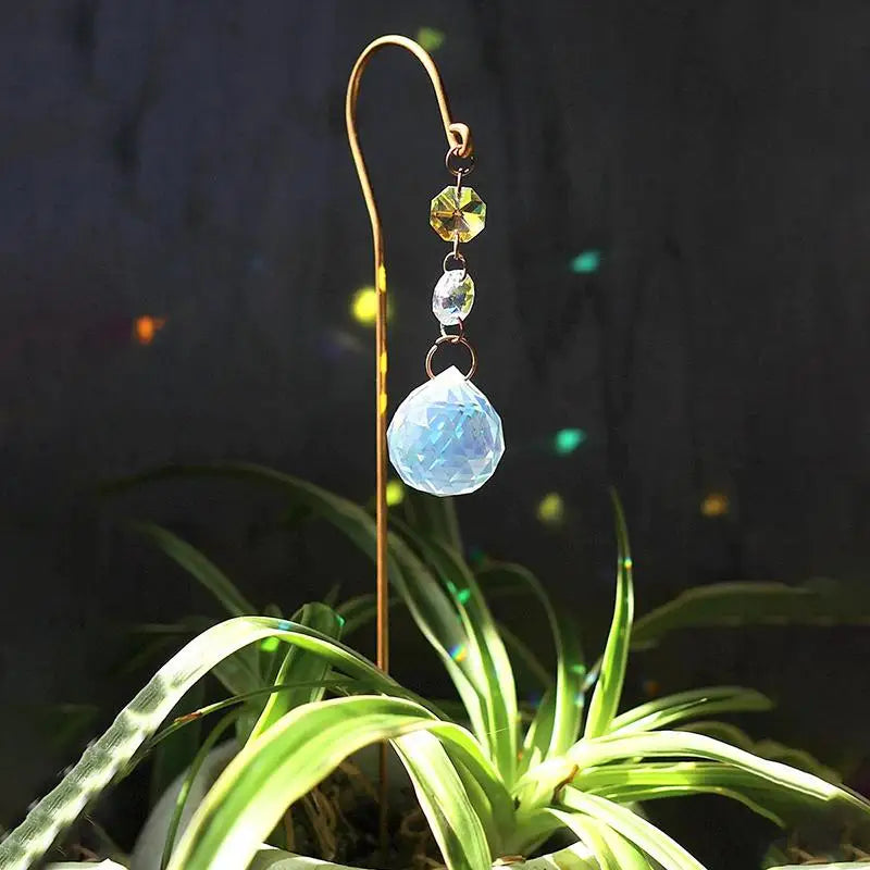 Crystal Ball Sun Catcher Garden Lawn Decoration Indoor Outdoor Garden Sun Catcher Nixie